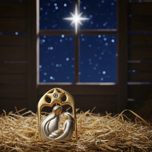 Artistic Gold and Silver Brooch - Picture 3 of 3